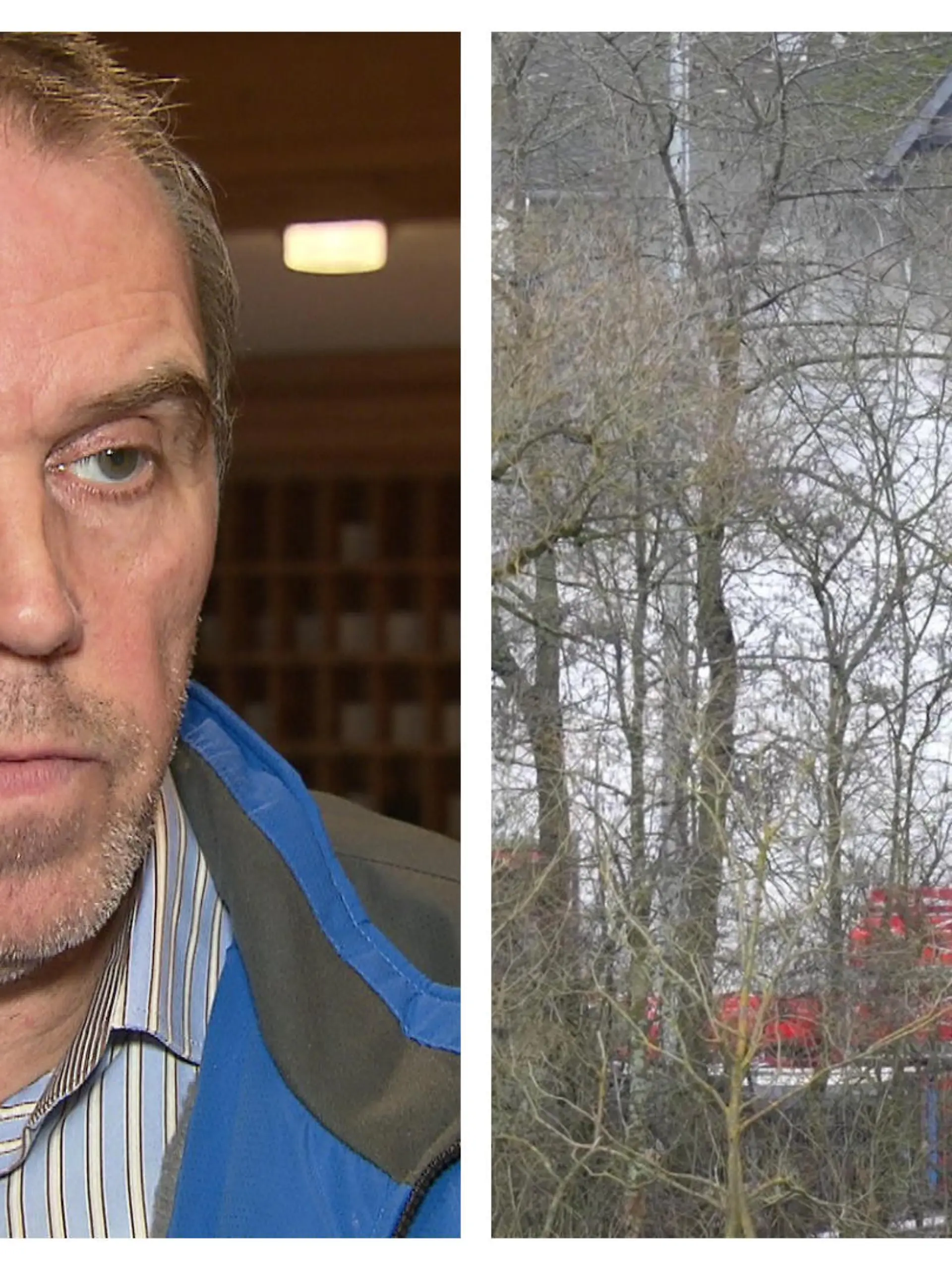 Wolfgang Pfeiler und die Rauchwolke des Gasaustritts in einer Collage