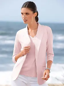 Jersey-Blazer in Rosé