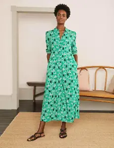 Midi-Hemdblusenkleid "Cecile"