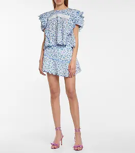 Loveshackfancy-Bluse Nelson