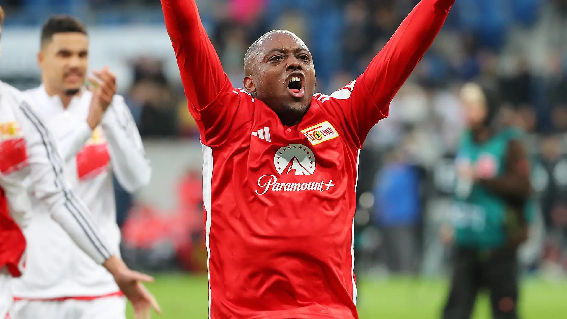 17.02.2024, xtvx, Fussball 1.Bundesliga, TSG 1899 Hoffenheim - 1.FC Union Berlin emspor, v.l. Jerome Roussillon 1. FC Union Berlin nach dem Spiel, after the match DFL/DFB REGULATIONS PROHIBIT ANY USE OF PHOTOGRAPHS as IMAGE SEQUENCES and/or QUASI-VIDEO Sinsheim *** 17 02 2024, xtvx, Fussball 1 Bundesliga, TSG 1899 Hoffenheim 1 FC Union Berlin emspor, v l Jerome Roussillon 1 FC Union Berlin nach dem Spiel, after the match DFL DFB REGULATIONS PROHIBIT ANY USE OF PHOTOGRAPHS as IMAGE SEQUENCES and or QUASI VIDEO Sinsheim