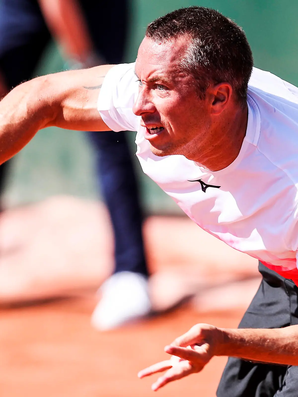 TENNIS - French Open 2021 PARIS,FRANCE,01.June.21 - TENNIS - ATP, Tennis Herren World Tour, French Open, Roland Garros, Grand Slam. Image shows Philipp Kohlschreiber GER. PUBLICATIONxNOTxINxAUTxSUIxSWE GEPAxpictures/xPatrickxSteiner 