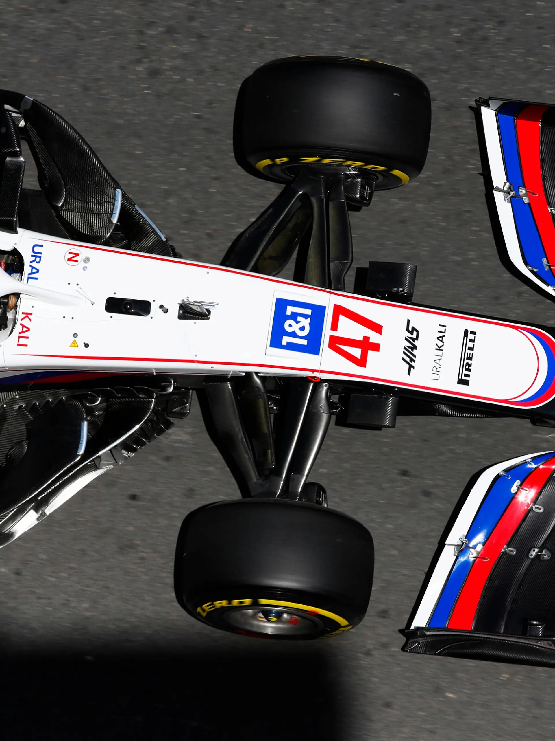 Formula 1 2021: Azerbaijan GP BAKU CITY CIRCUIT, AZERBAIJAN - JUNE 04: Mick Schumacher, Haas VF-21 during the Azerbaijan GP at Baku City Circuit on Friday June 04, 2021 in Baku, Azerbaijan. Photo by Charles Coates / LAT Images Images PUBLICATIONxINxGERxSUIxAUTxHUNxONLY GP2106_092034_09I5563 