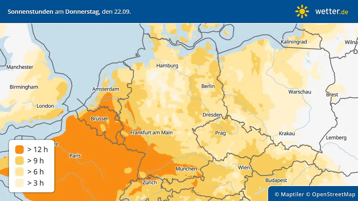 sunDuration sonne donnerstag