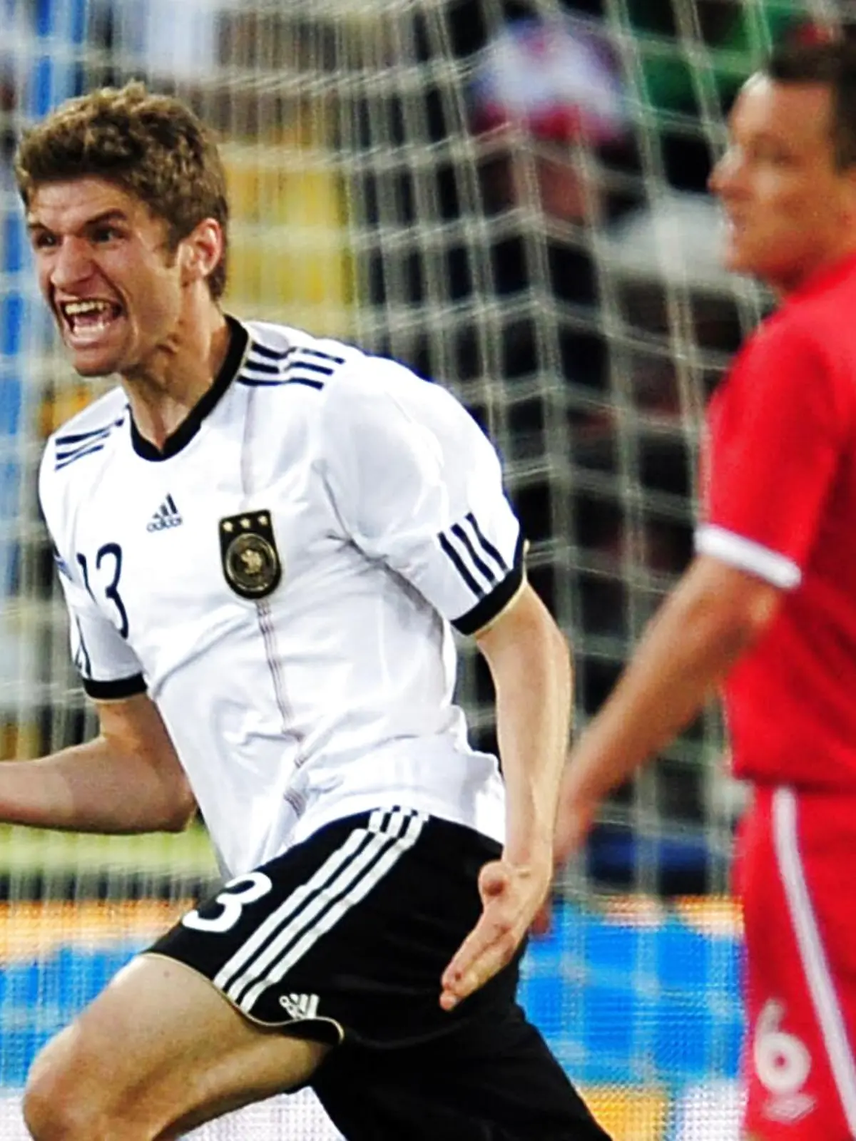 Thomas Müller gegen England bei der WM 2010