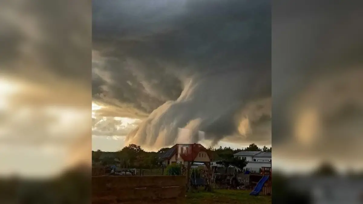 Mysteriöse Wolke
