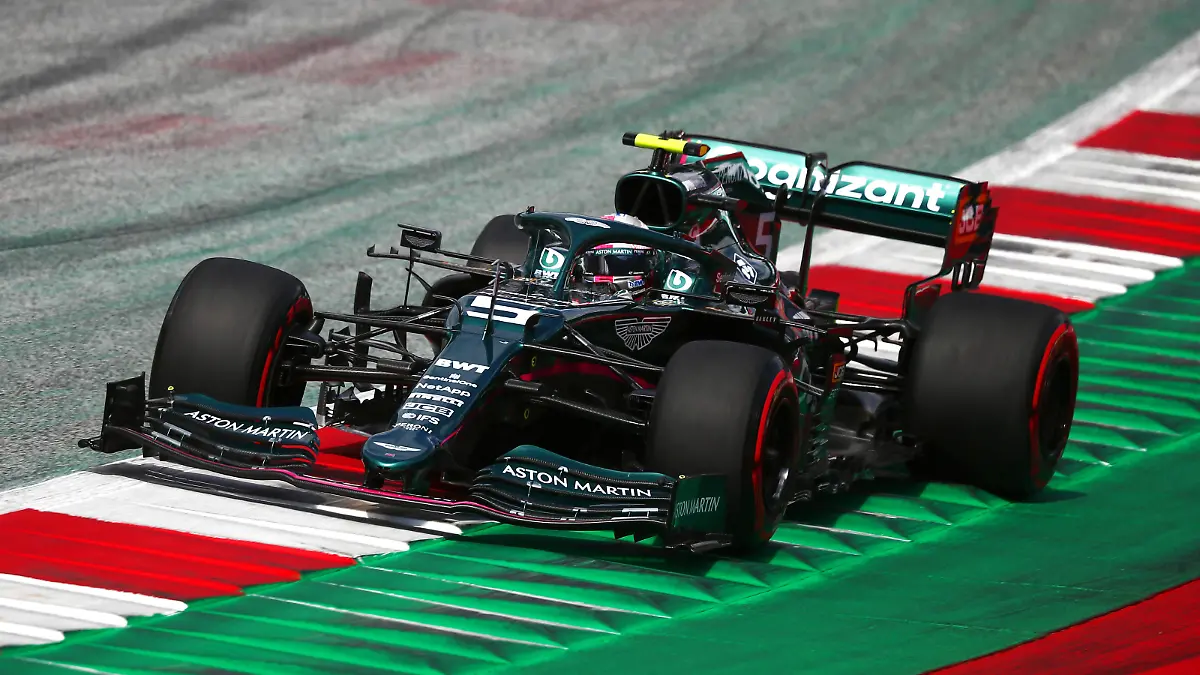  Formula 1 Austria Gran Prix 2021 Sebastian Vettel of Aston Martin on track during qualifying session of Formula 1 Gran Prix 2021 of Austria Spielberg Red Bull Ring Austria Copyright: xBasilex