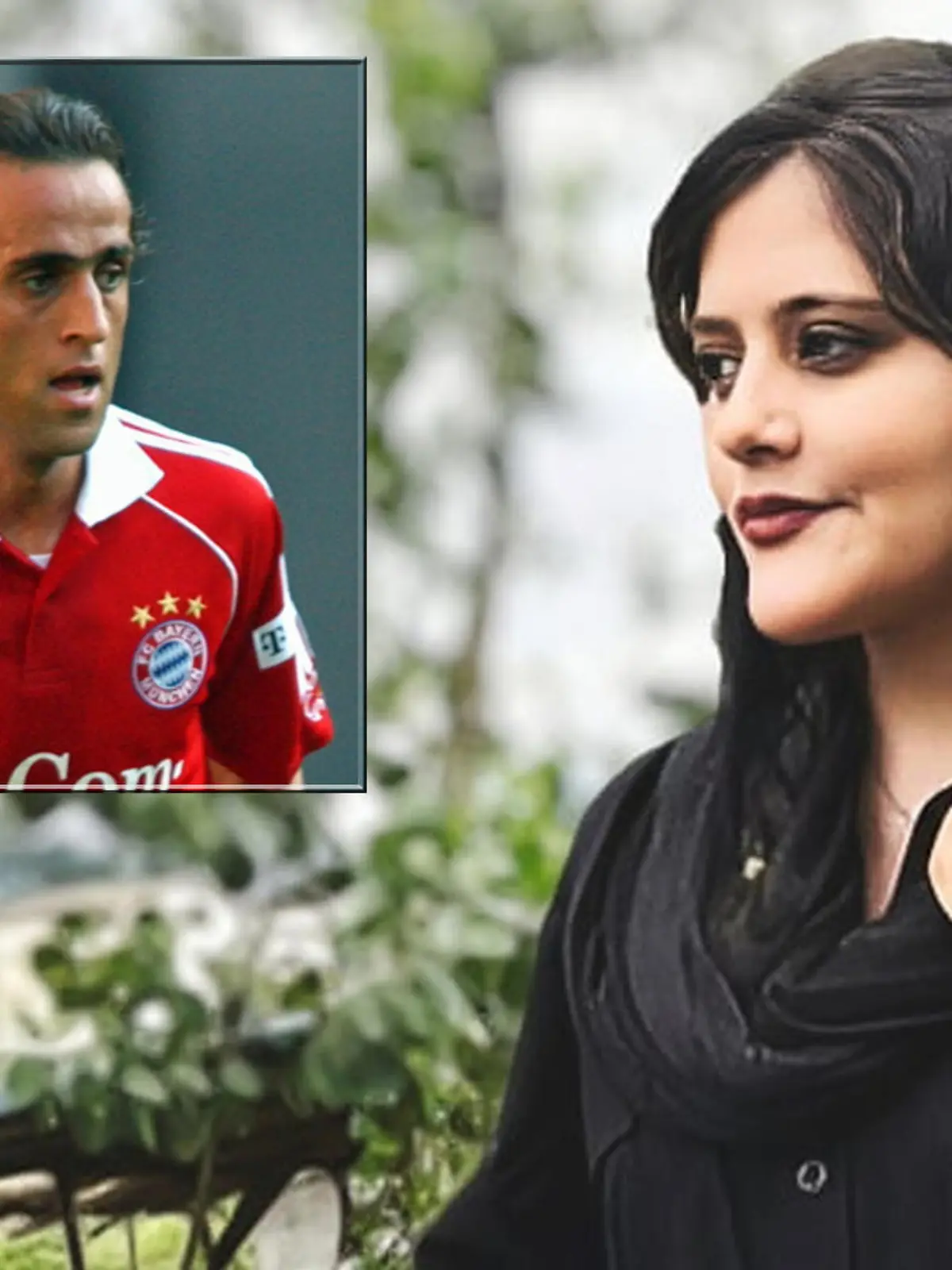 Ali Karimi (kleines Foto), Mahsa Amini