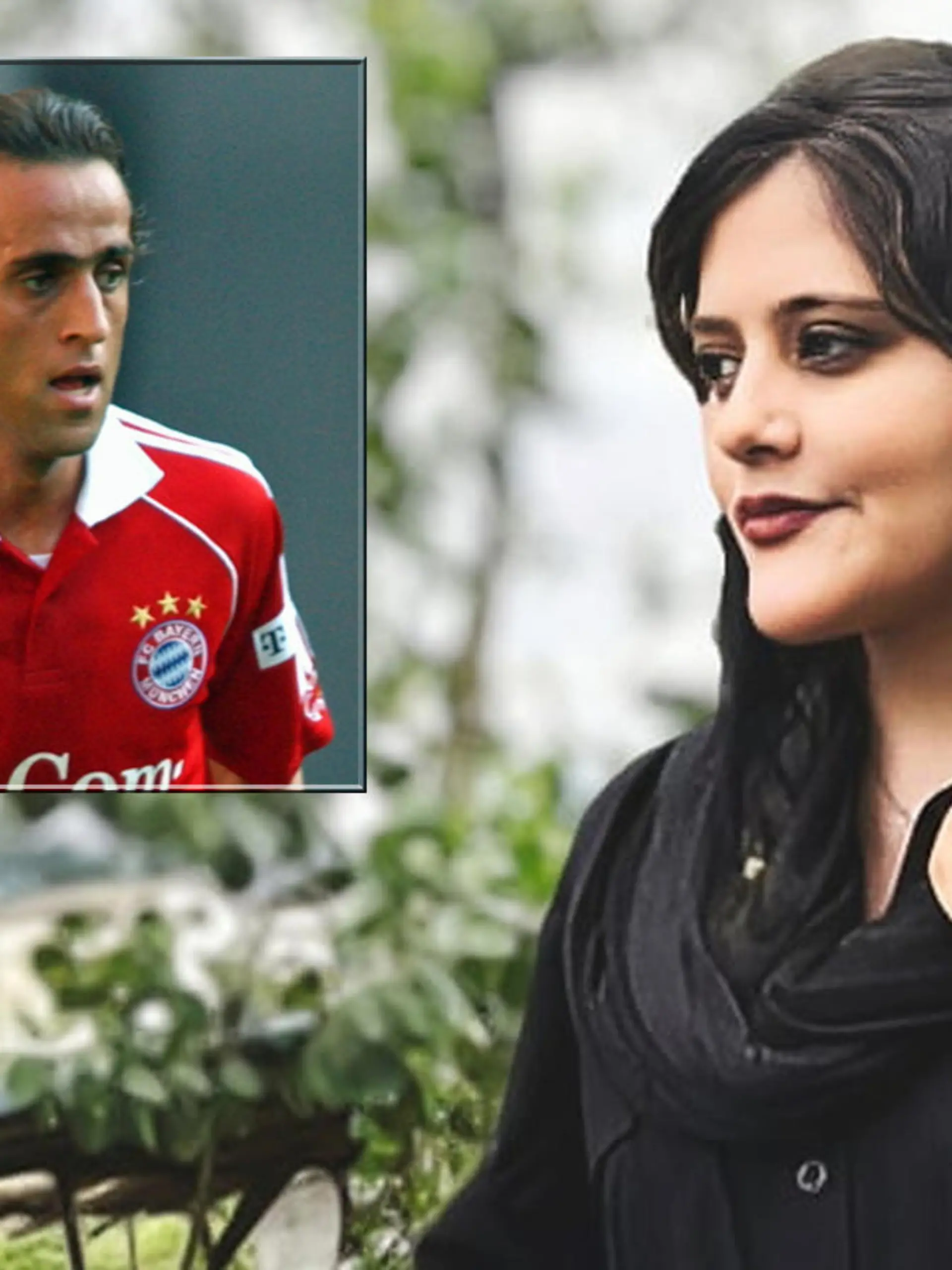 Ali Karimi (kleines Foto), Mahsa Amini