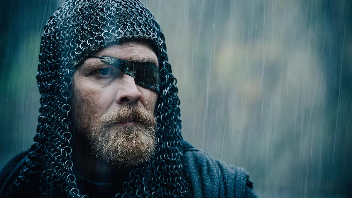 Gijs Naber als Hagen von Tronje in der spektakulären Nibelungen-Verfilmung „Hagen“