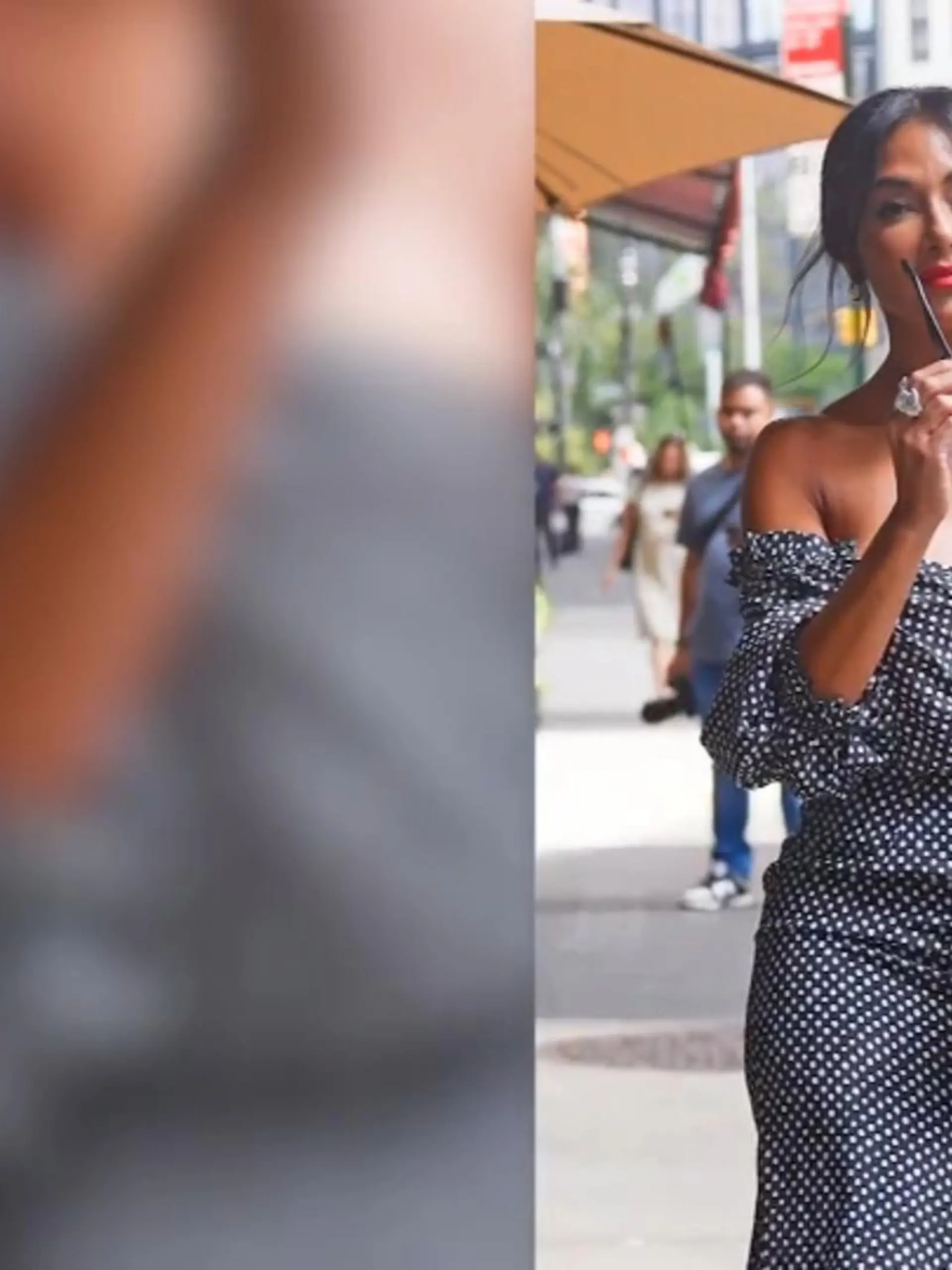 Nicole Scherzinger passierte auf dem Bürgersteig ein kleiner Fashion-Fauxpas