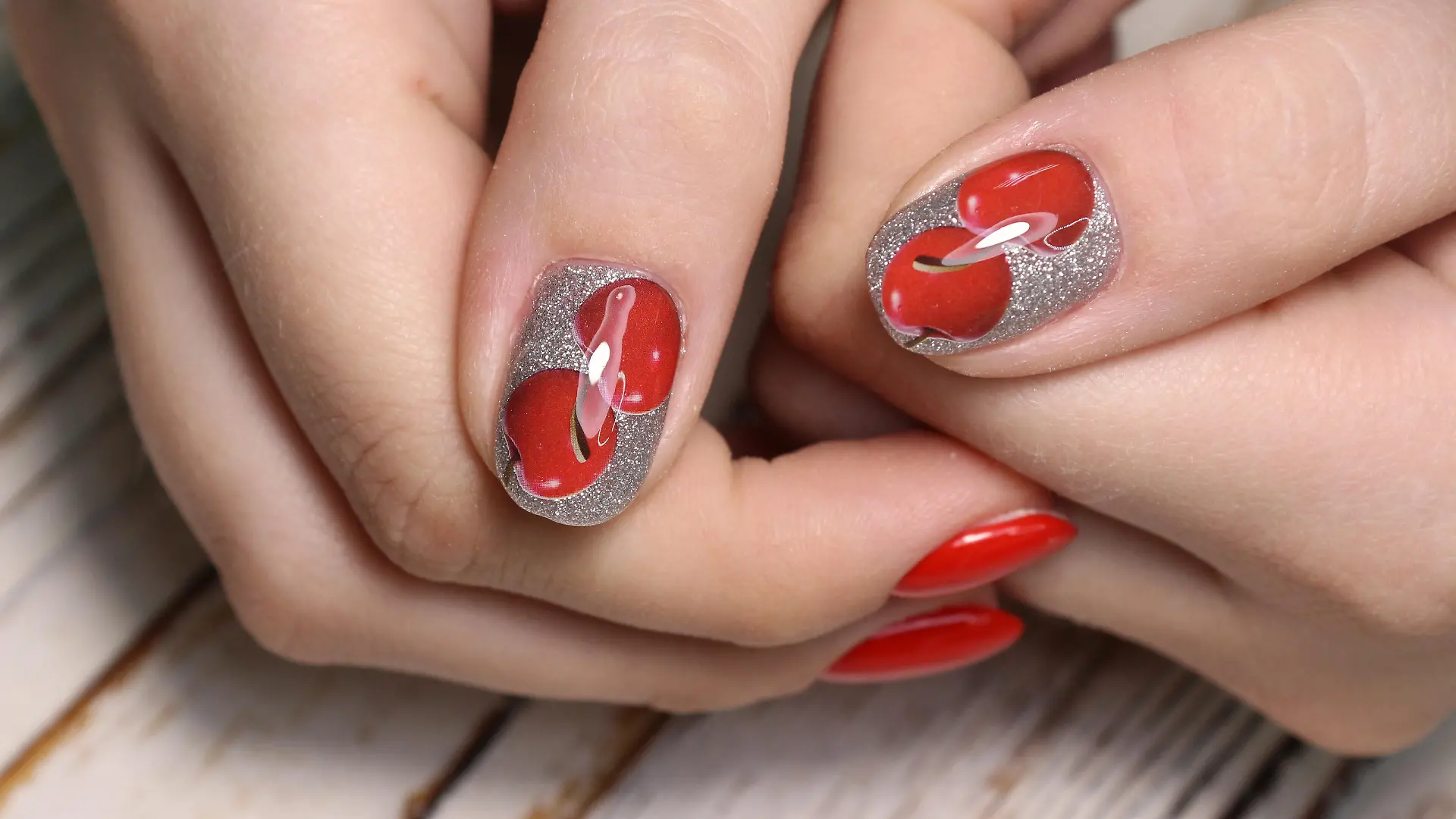 beautiful gel lacquer manicure