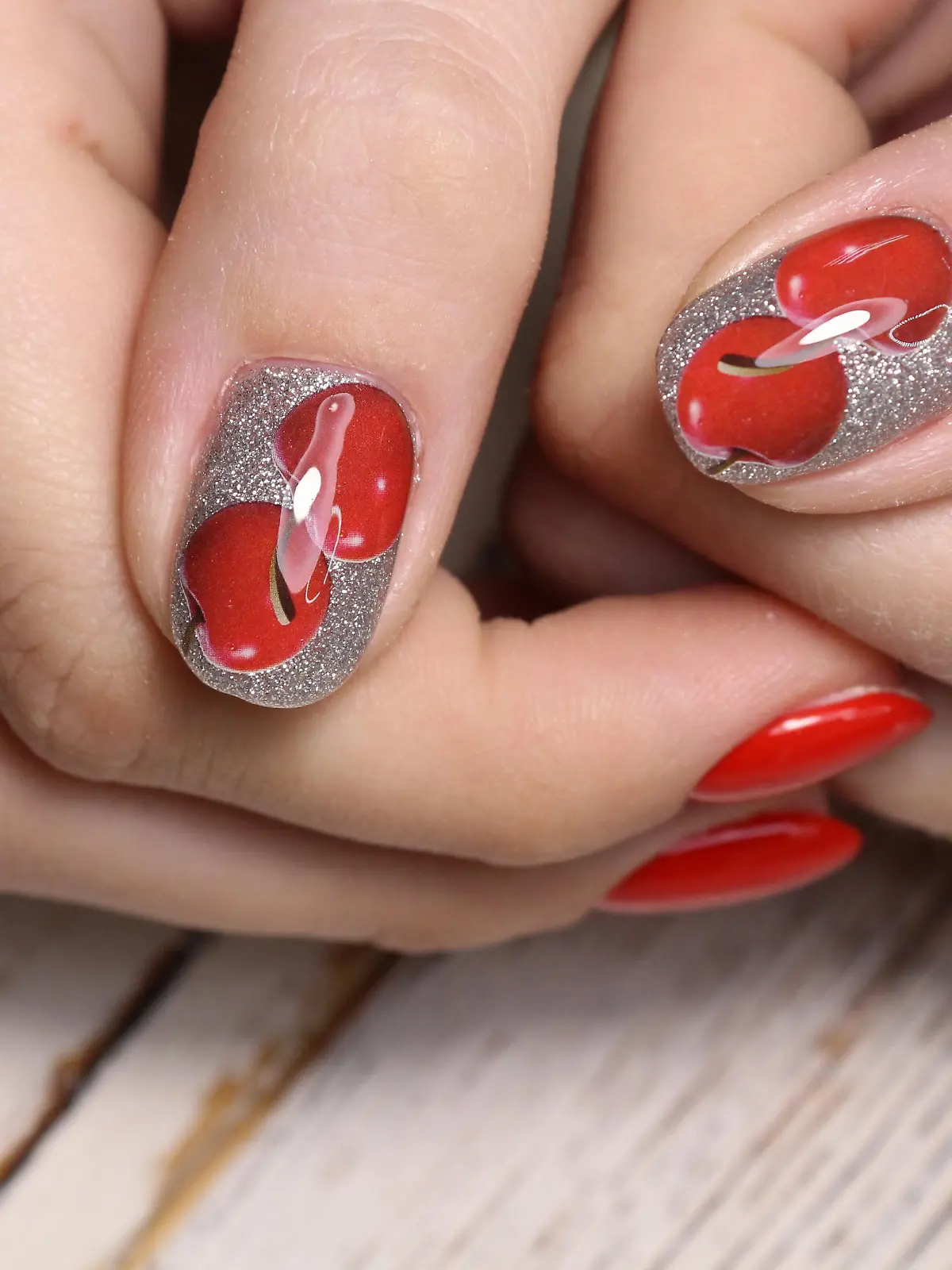 beautiful gel lacquer manicure