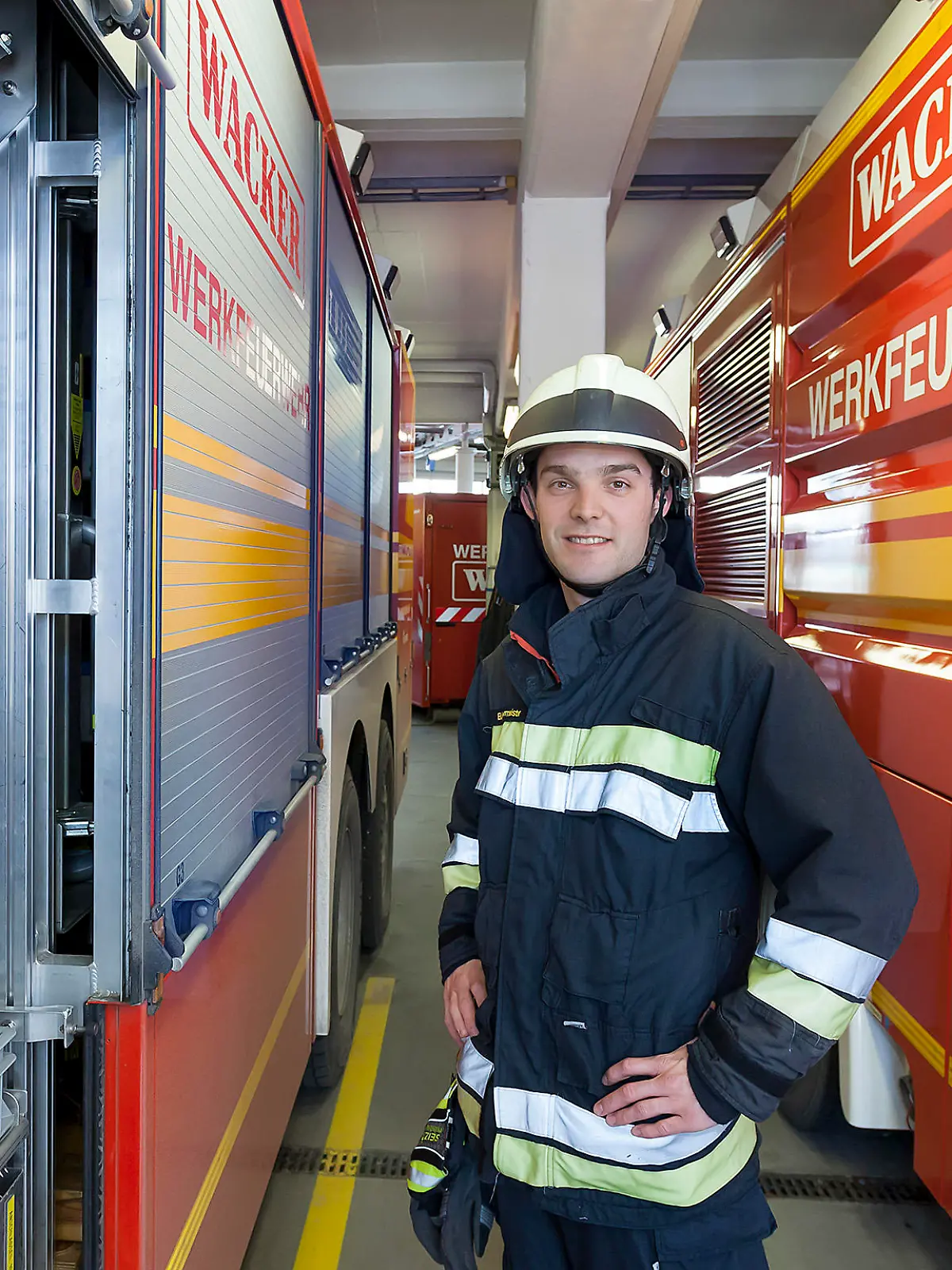 Portrait, Stefan Bürgermeister, Staatspreis der Bayerischen Staatsregierung für Meisterprüfung in Elektrotechnik, Werkfeuerwehr Burghausen