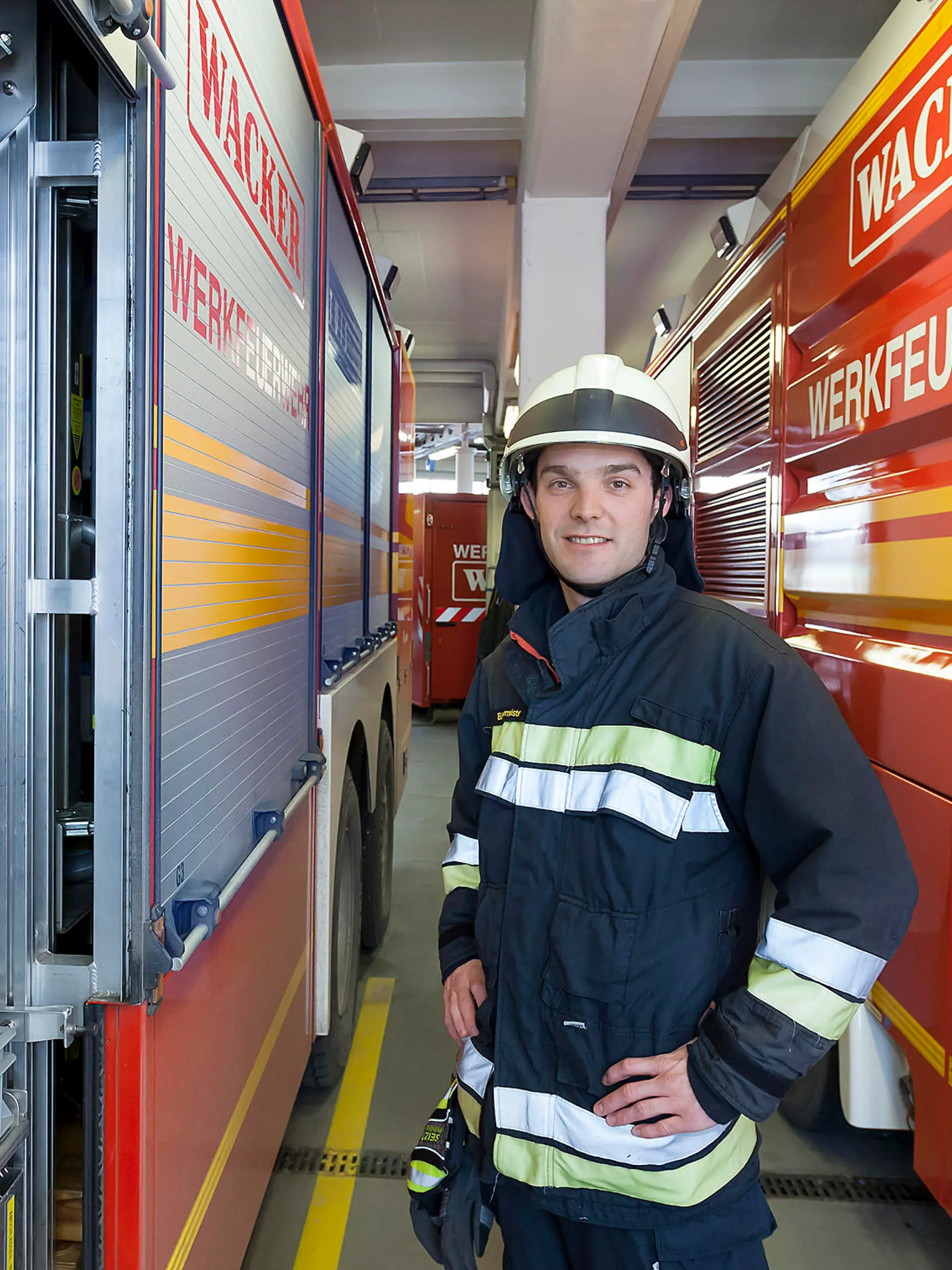 Portrait, Stefan Bürgermeister, Staatspreis der Bayerischen Staatsregierung für Meisterprüfung in Elektrotechnik, Werkfeuerwehr Burghausen