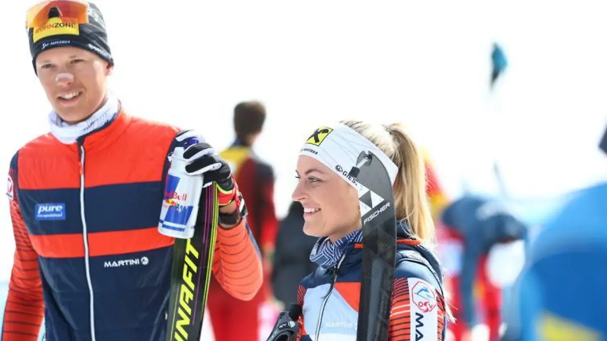 Paul Verbnjak und Sarah Dreier schweben auf Wolke sieben.