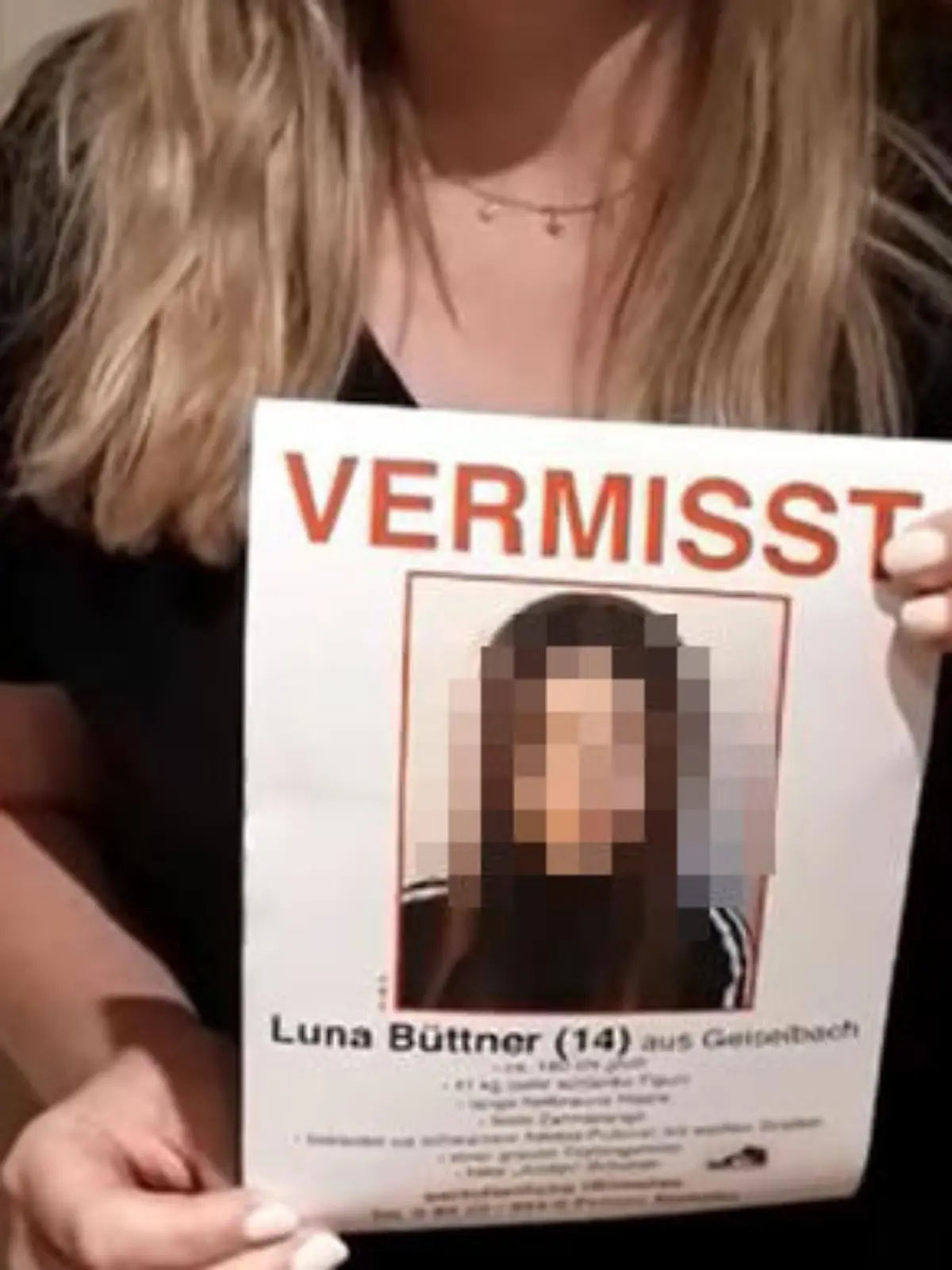 Luna Büttner wird seit Freitag vermisst.