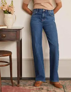 Jeans mit lockerem Bein