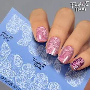 Florale Nagelaufkleber von SparkleNailStore