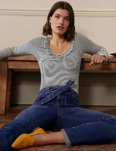 Langarmshirt mit Rüschen