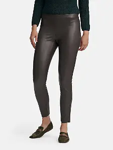 Leggings in Leder-Optik