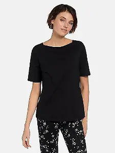 GREEN COTTON T-Shirt mit U-Boot-Ausschnitt