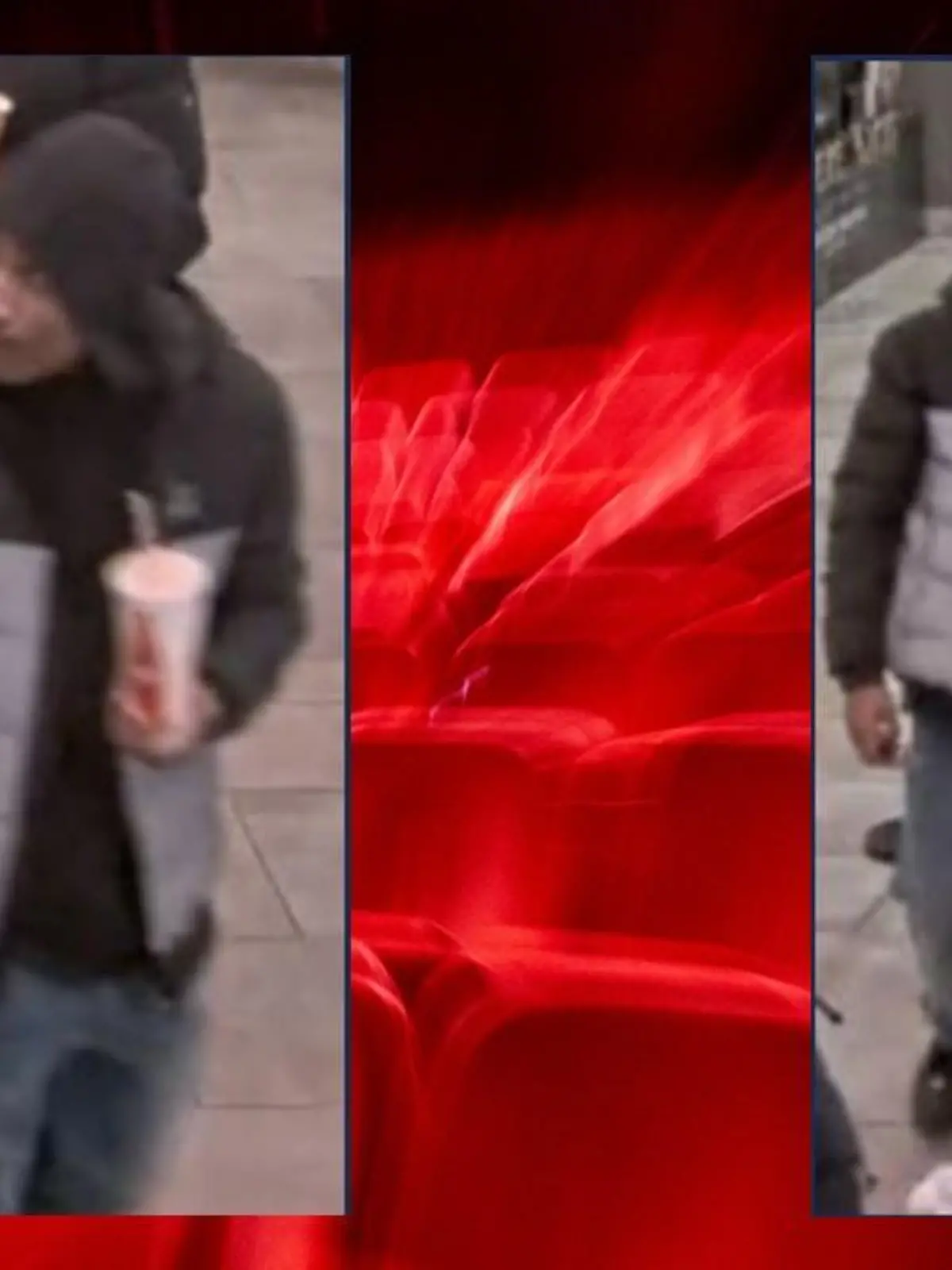 Der mutmaßliche Täter trug einen schwarze Kapuzenpullover, eine schwarz-graue Jacke sowie eine helle Hose