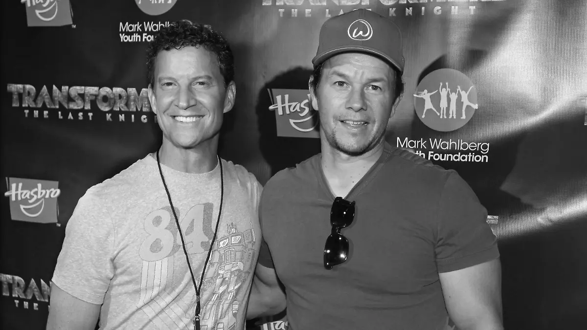TRANSFORMERS: THE LAST KNIGHT star, Mark Wahlberg, right, and Brian Goldner, Hasbro Chairman & CEO and Executive Producer of TRANSFORMERS: THE LAST KNIGHT, walk the red carpet at the TRANSFORMERS: THE LAST KNIGHT Charity Premiere with the Mark Wahlberg Youth Foundation at Showcase LIVE, Patriot Place in Foxborough, Mass., Monday, June 19, 2017. (Photo by Stew Milne/Invision for Hasbro/AP Images)