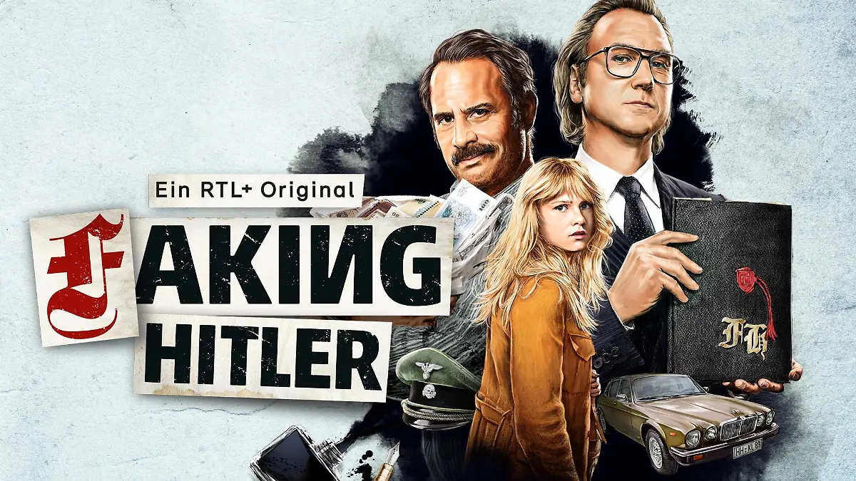 "Faking Hitler" mit Moritz Bleibtreu, Lars Eidinger und Sinje Irslinger.
Die Verwendung des sendungsbezogenen Materials ist nur mit dem Hinweis und Verlinkung auf TVNOW gestattet.