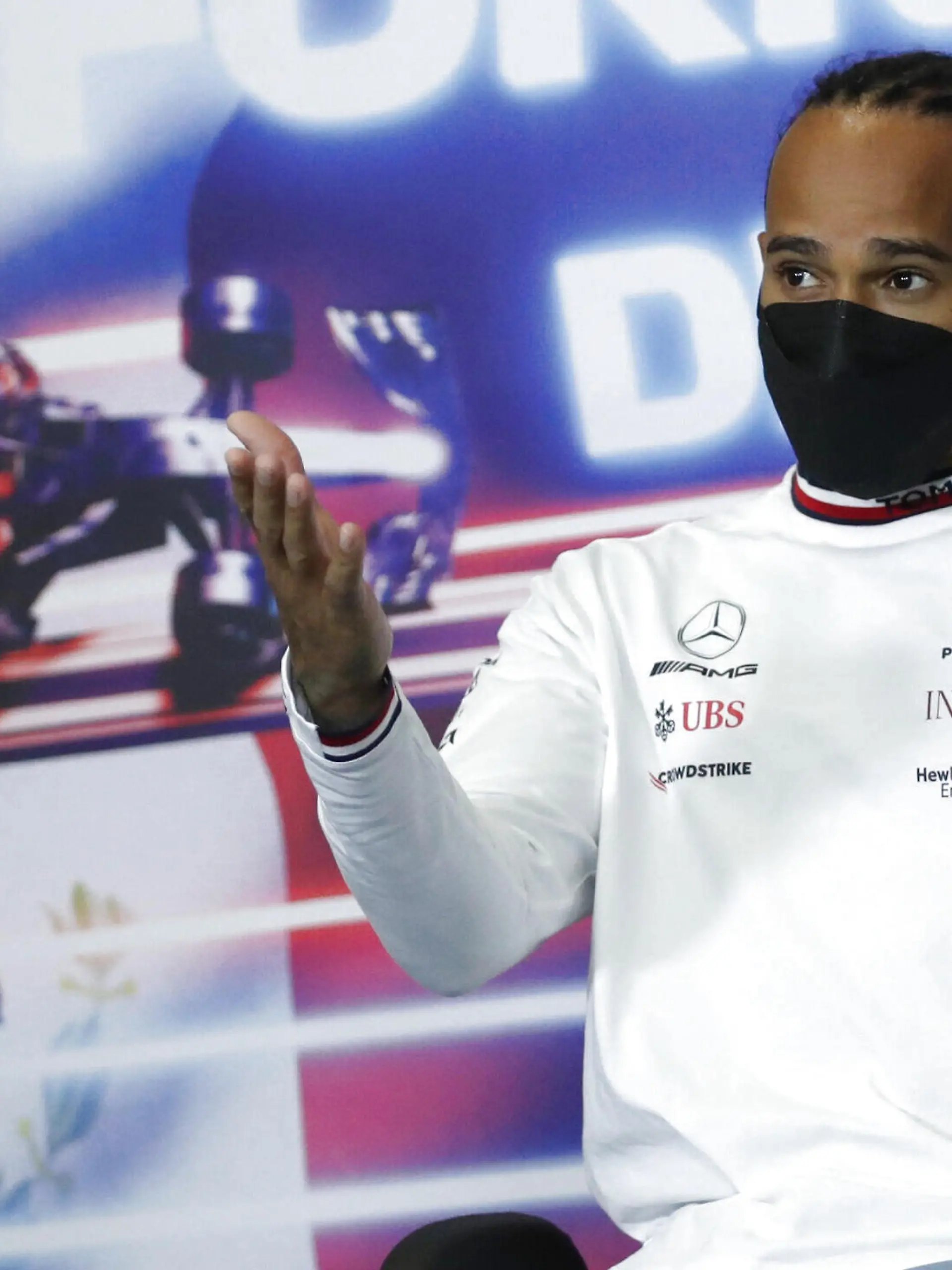 F1 Grand Prix of Mexico 44 Lewis Hamilton GBR, Mercedes-AMG Petronas F1 Team, F1 Grand Prix of Mexico at Autodromo Hermanos Rodriguez on November 4, 2021 in Mexico City, Mexico. Photo by Edgard Garrido/REUTERS/FIA Pool via HOCH ZWEI Mexico City Mexico Poolfoto HOCH ZWEI/Pool/REUTERS ,EDITORIAL USE ONLY