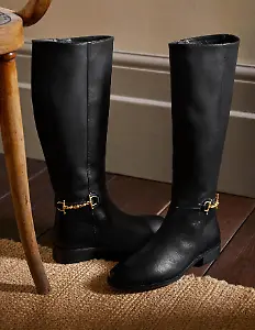 Reitstiefel Mit Trense - Schwarz