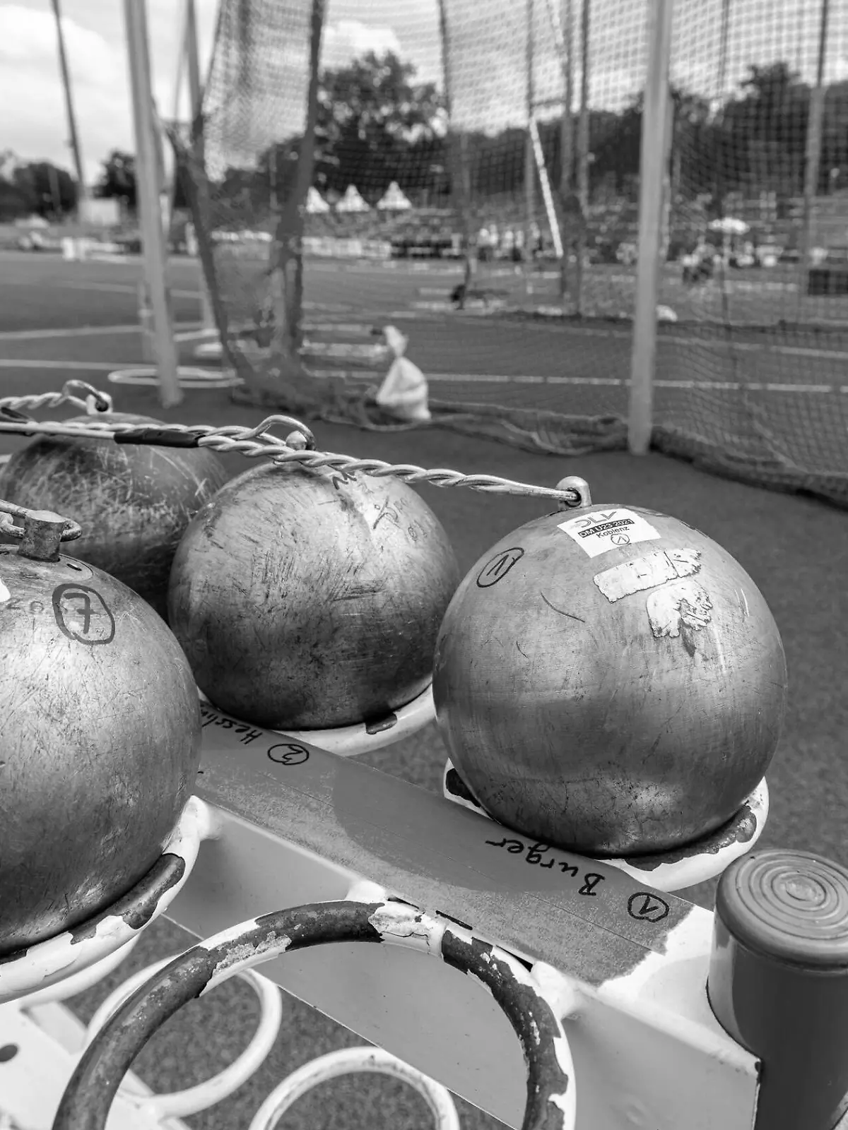 Deutsche U23 Meisterschaften Koblenz, 26.06.2021 Hammer fuer das Hammerwerfen Deutsche U23 Meisterschaften im Stadion Oberwerth in Koblenz am 26.06.2021, Rheinland-Pfalz. *** German U23 Championships Koblenz, 26 06 2021 Hammer for hammer throwing German U23 Championships in the stadium Oberwerth in Koblenz on 26 06 2021, Rhineland-Palatinate Copyright: xBEAUTIFULxSPORTS/KJPetersx 