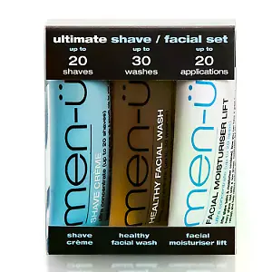 men-ü Ultimate Shave Gesichtspflege-Set