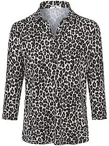 Leoparden-Bluse