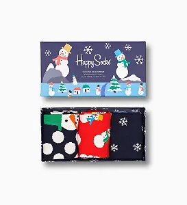 Schneemann-Socken-Set von Happy Socks (3 Paar)