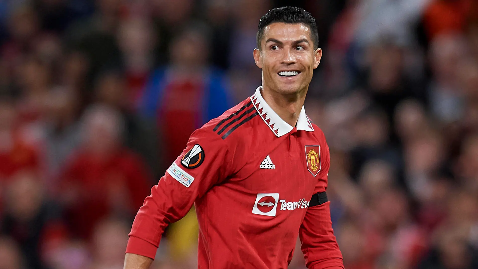 Manchester United, ManU v Real Sociedad: Group E - UEFA Europa League Cristiano Ronaldo Centre-Forward of Manchester United and Portugal reacts during the UEFA Europa League group E match between Manchester United and Real Sociedad at Old Trafford on September 8, 2022 in Manchester, United Kingdom. Manchester United Kingdom England PUBLICATIONxNOTxINxFRA Copyright: xJosexBretonx originalFilename:breton-manchest220908_npY7C.jpg