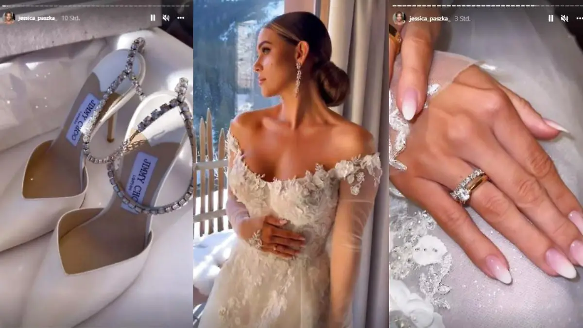 Jessica Paszkas Braut-Look