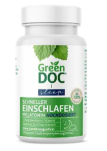 Melatonin-Kapseln von GreenDoc (hochdosiert)