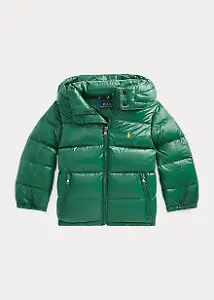 Ralph Lauren wasserabweisende glänzende Daunenjacke