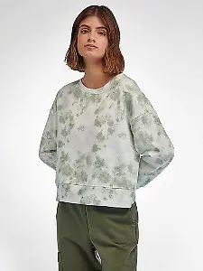 Sweatshirt in Salbeigrün