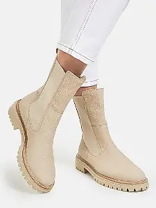 Chelsea-Boots in Beige