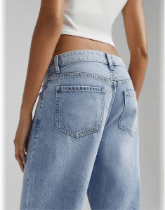 Weite Jeans im Stil der 90er-Jahre von Bershka