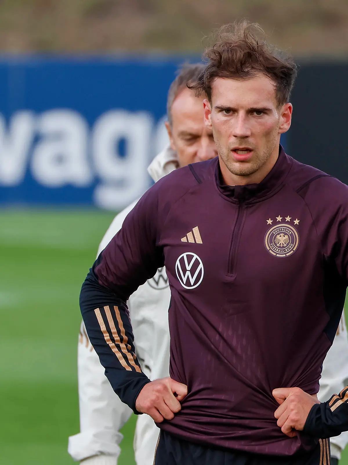  20.09.2022, Training beim DFB-Team, Deutschland, Frankfurt am Main, DFB-Campus, Im Bild: Leon Goretzka DFL REGULATIONS PROHIBIT ANY USE OF PHOTOGRAPHS AS IMAGE SEQUENCES AND/OR QUASI-VIDEO. *** 20 09 2022, Training at DFB Team, Germany, Frankfurt am Main, DFB Campus, In Picture Leon Goretzka DFL REGULATES PROHIBIT ANY USE OF PHOTOGRAPHS AS IMAGE SEQUENCES AND OR QUASI VIDEO Copyright: HMBxMedia/xJulienxBecker