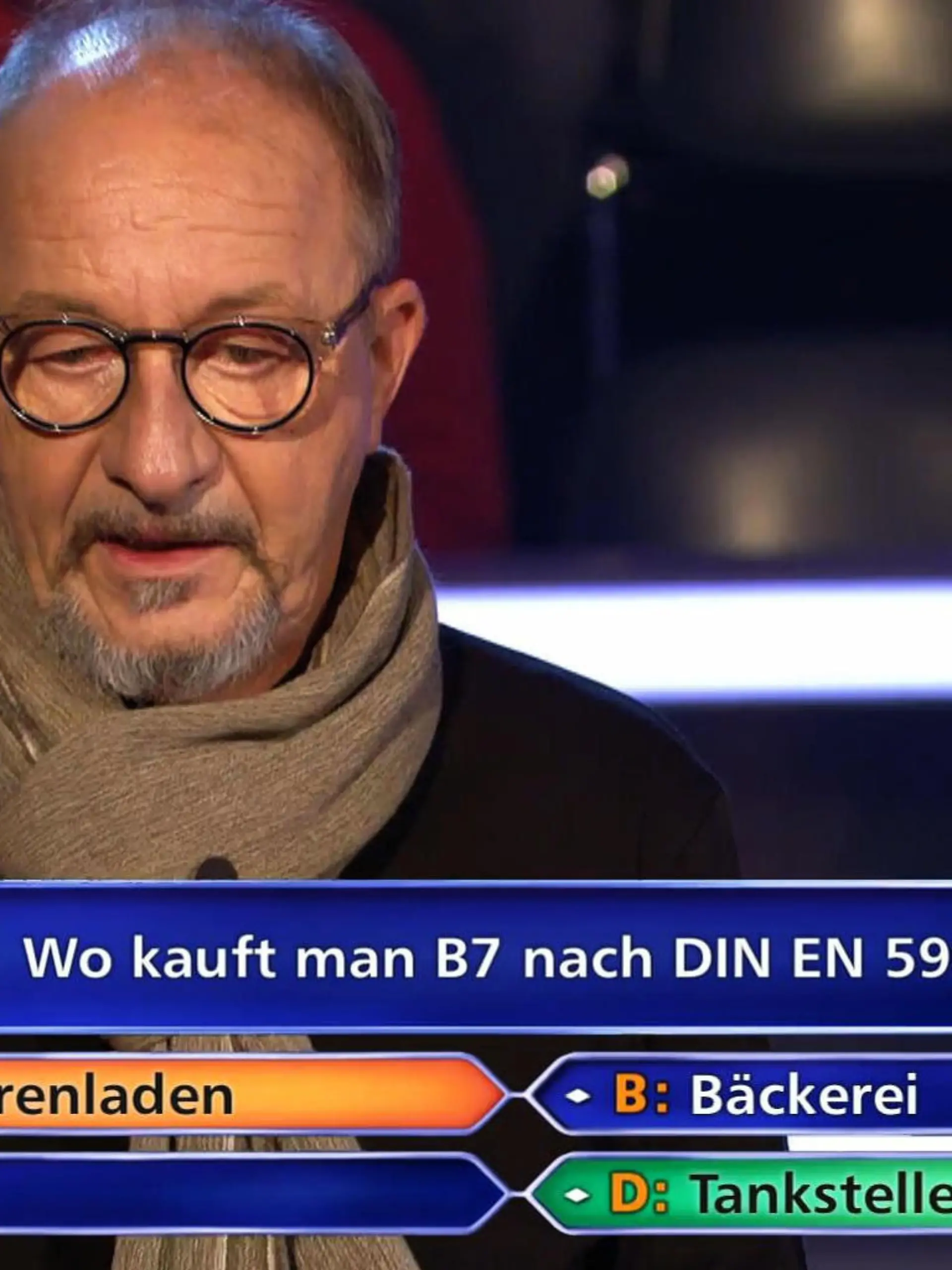 "Wer wird Millionär?"-Kandidat Hans Merten verzockt sich und fällt auf 500 Euro zurück