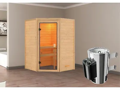 Woodfeeling Sauna Antonia (inkl. 3,6 kW Ofen)