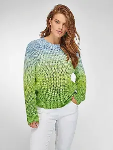 Pullover in Türkis und Grün