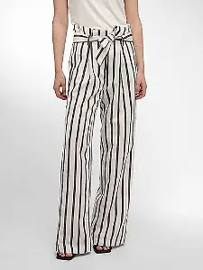 Gestreifte Stoffhose