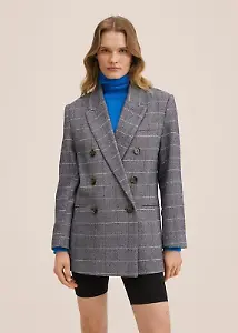 Karo-Blazer von Mango