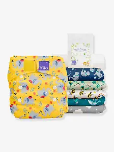 Bambino Mio, miosolo Stoffwindel-Set - farblich sortiert