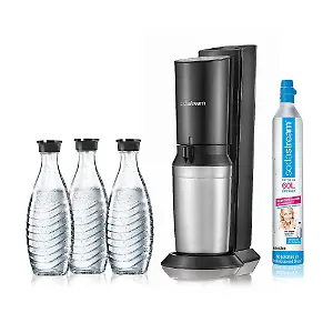 SodaStream Crystal 2.0 Megapack mit drei Glaskaraffen